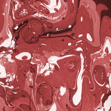 Boya desenli kırmızı mermer arkaplan