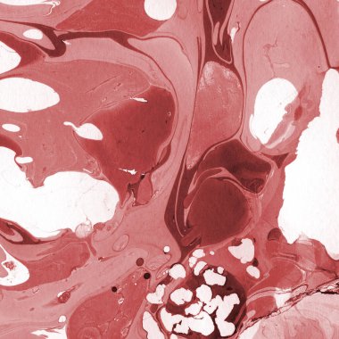 Boya desenli kırmızı mermer arkaplan