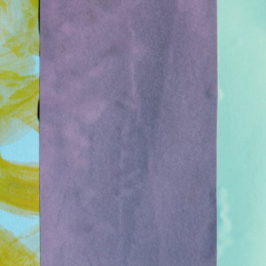 Çeşitli kağıtların kolajı, renkli soyut arkaplan  