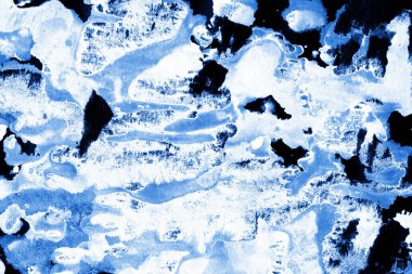 mavi mürekkep deseni lekeler, soyut arkaplan