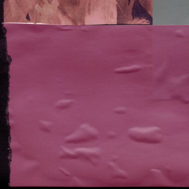 Çeşitli kağıtların kolajı, renkli soyut arkaplan  