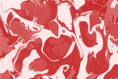 Boya desenli kırmızı mermer arkaplan