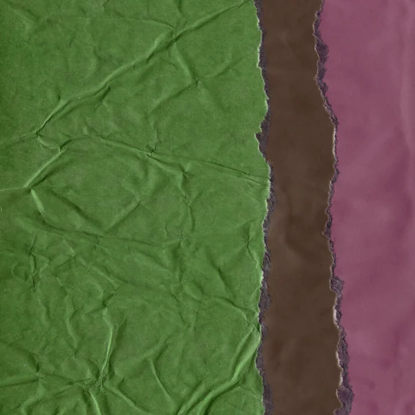 Çeşitli kağıtların kolajı, renkli soyut arkaplan  