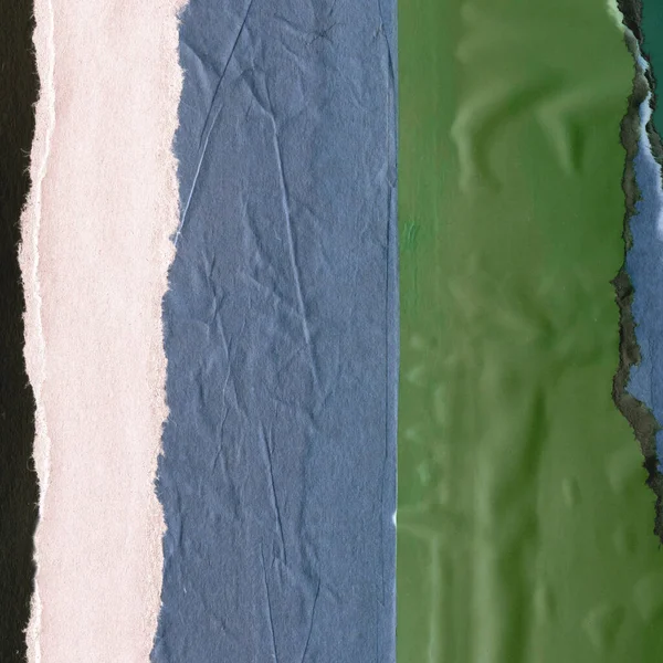 Çeşitli kağıtların kolajı, renkli soyut arkaplan  