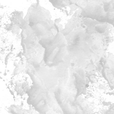 Beyaz kağıt arka planda renkli mürekkep ve suluboya doku. Gradyan boya darbeleri ve kalsiyum kaybı etkisi. El boyaması gouache soyut görüntü. Tuvali dağıt..