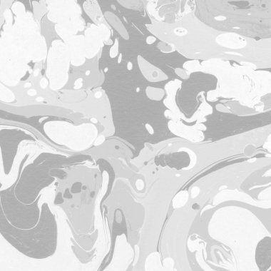 Gümüş mermer arka planda boya sıçramış desen