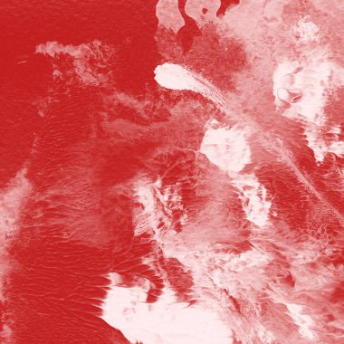 Beyaz kağıt arka planda renkli mürekkep ve suluboya doku. Gradyan boya darbeleri ve kalsiyum kaybı etkisi. El boyaması gouache soyut görüntü. Tuvali dağıt..