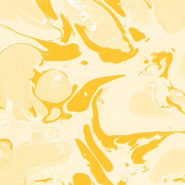 Sarı mermer arkaplan boya sıçrama deseni ile
