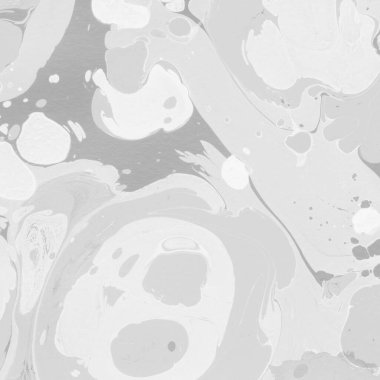 Gümüş mermer arka planda boya sıçramış desen