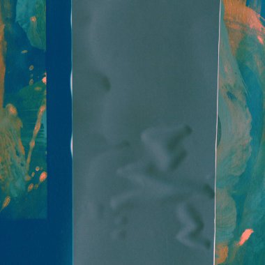 Çeşitli kağıtların kolajı, renkli soyut arkaplan  