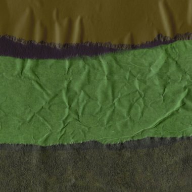 Çeşitli kağıtların kolajı, renkli soyut arkaplan  