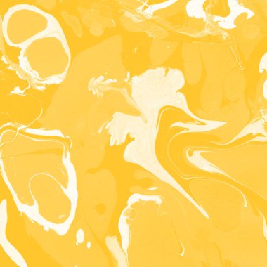 Sarı mermer arkaplan boya sıçrama deseni ile