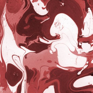 Boya desenli kırmızı mermer arkaplan