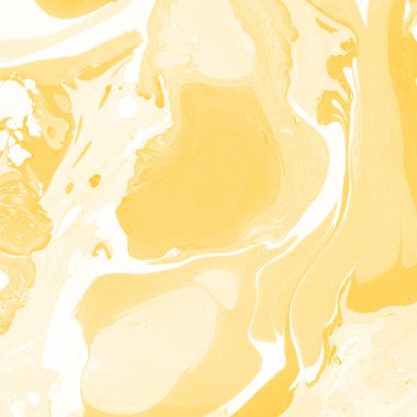 Sarı mermer arkaplan boya sıçrama deseni ile