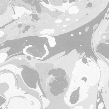 Gümüş mermer arka planda boya sıçramış desen