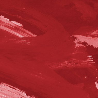 Kağıt zemin üzerinde beyaz gerçekçi suluboya desenli kırmızı.