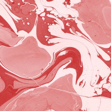 Boya desenli kırmızı mermer arkaplan