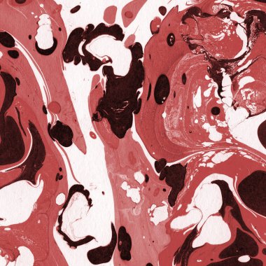 Boya desenli kırmızı mermer arkaplan