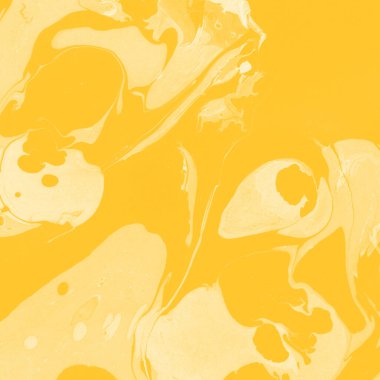 Sarı mermer arkaplan boya sıçrama deseni ile