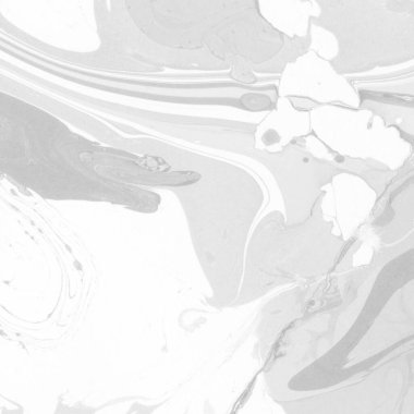 Gümüş mermer arka planda boya sıçramış desen