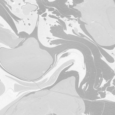 Gümüş mermer arka planda boya sıçramış desen