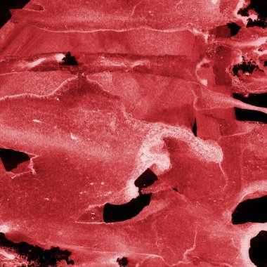 Beyaz kağıt arka planda renkli mürekkep ve suluboya doku. Gradyan boya darbeleri ve kalsiyum kaybı etkisi. El boyaması gouache soyut görüntü. Tuvali dağıt..