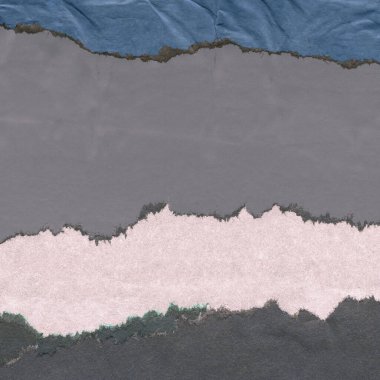 Çeşitli kağıtların kolajı, renkli soyut arkaplan  