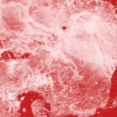 Beyaz kağıt arka planda renkli mürekkep ve suluboya doku. Gradyan boya darbeleri ve kalsiyum kaybı etkisi. El boyaması gouache soyut görüntü. Tuvali dağıt..