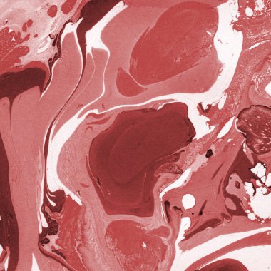 Boya desenli kırmızı mermer arkaplan