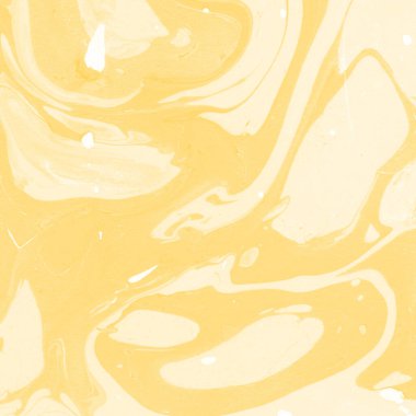 Sarı mermer arkaplan boya sıçrama deseni ile