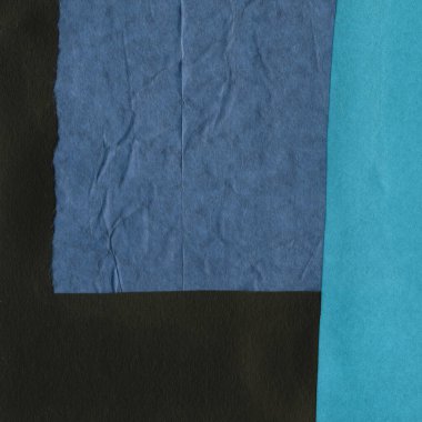 Çeşitli kağıtların kolajı, renkli soyut arkaplan  