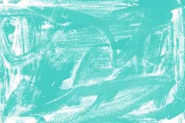 Beyaz kağıt arka planda renkli mürekkep ve suluboya doku. Gradyan boya darbeleri ve kalsiyum kaybı etkisi. El boyaması gouache soyut görüntü. Tuvali dağıt..