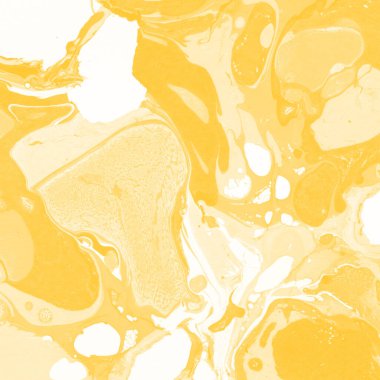 Sarı mermer arkaplan boya sıçrama deseni ile