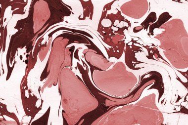 Boya desenli kırmızı mermer arkaplan
