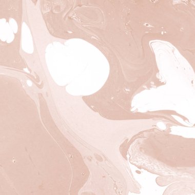 Kağıt üzerinde turuncu mermer mürekkep dokusu. Mermer taş resim.