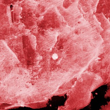 Beyaz kağıt arka planda renkli mürekkep ve suluboya doku. Gradyan boya darbeleri ve kalsiyum kaybı etkisi. El boyaması gouache soyut görüntü. Tuvali dağıt..