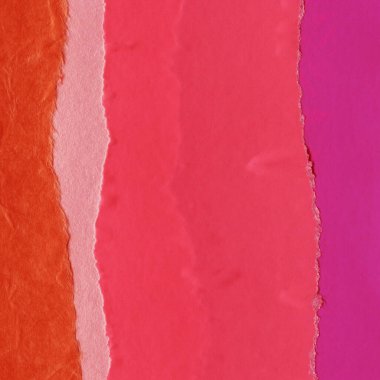 Çeşitli kağıtların kolajı, renkli soyut arkaplan  