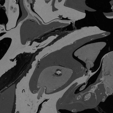 Beyaz suluboya arka planda renkli mermer mürekkep kağıdı dokusu. Kaotik soyut organik tasarım. Banyo bombası dalgaları.