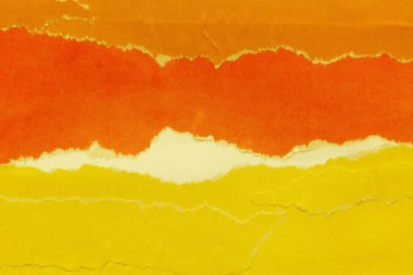 Çeşitli kağıtların kolajı, renkli soyut arkaplan  