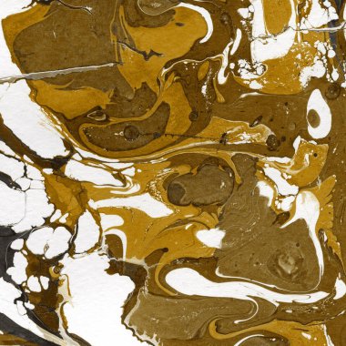 Beyaz suluboya arka planda renkli mermer mürekkep kağıdı dokusu. Kaotik soyut organik tasarım. Banyo bombası dalgaları.