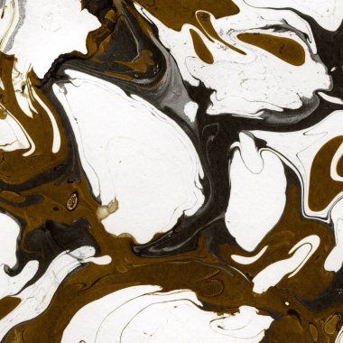 Beyaz suluboya arka planda renkli mermer mürekkep kağıdı dokusu. Kaotik soyut organik tasarım. Banyo bombası dalgaları.