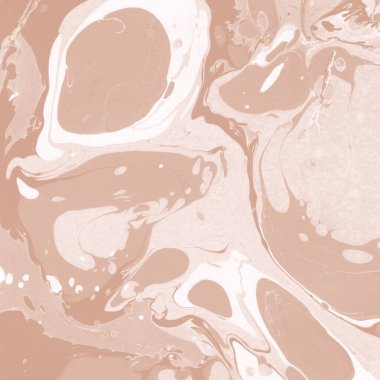 Kağıt üzerinde turuncu mermer mürekkep dokusu. Mermer taş resim.