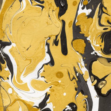 Beyaz suluboya arka planda renkli mermer mürekkep kağıdı dokusu. Kaotik soyut organik tasarım. Banyo bombası dalgaları.