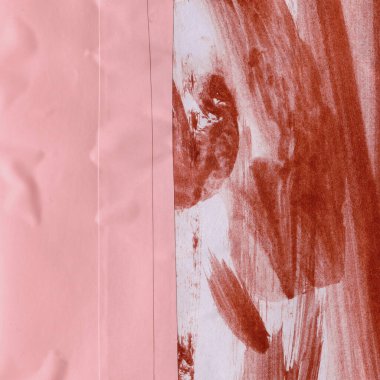 Çeşitli kağıtların kolajı, renkli soyut arkaplan  