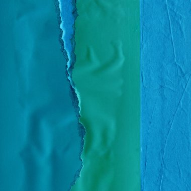 Çeşitli kağıtların kolajı, renkli soyut arkaplan  