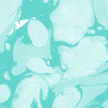 Beyaz suluboya arka planda renkli mermer mürekkep kağıdı dokusu. Kaotik soyut organik tasarım. Banyo bombası dalgaları.