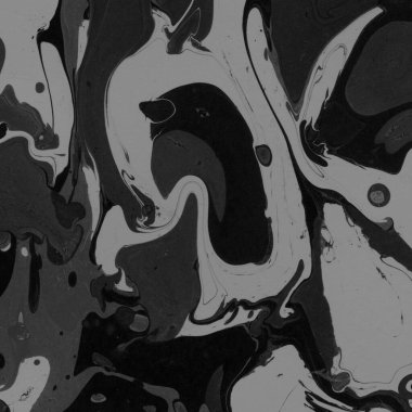 Beyaz suluboya arka planda renkli mermer mürekkep kağıdı dokusu. Kaotik soyut organik tasarım. Banyo bombası dalgaları.