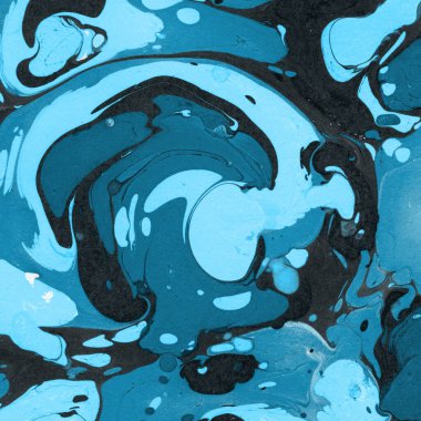 Beyaz suluboya arka planda renkli mermer mürekkep kağıdı dokusu. Kaotik soyut organik tasarım. Banyo bombası dalgaları.