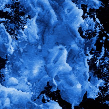 mavi mürekkep deseni lekeler, soyut arkaplan