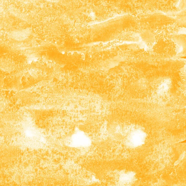 Fondo Acuarela Amarillo Con Textura Papel Realista — Foto de Stock